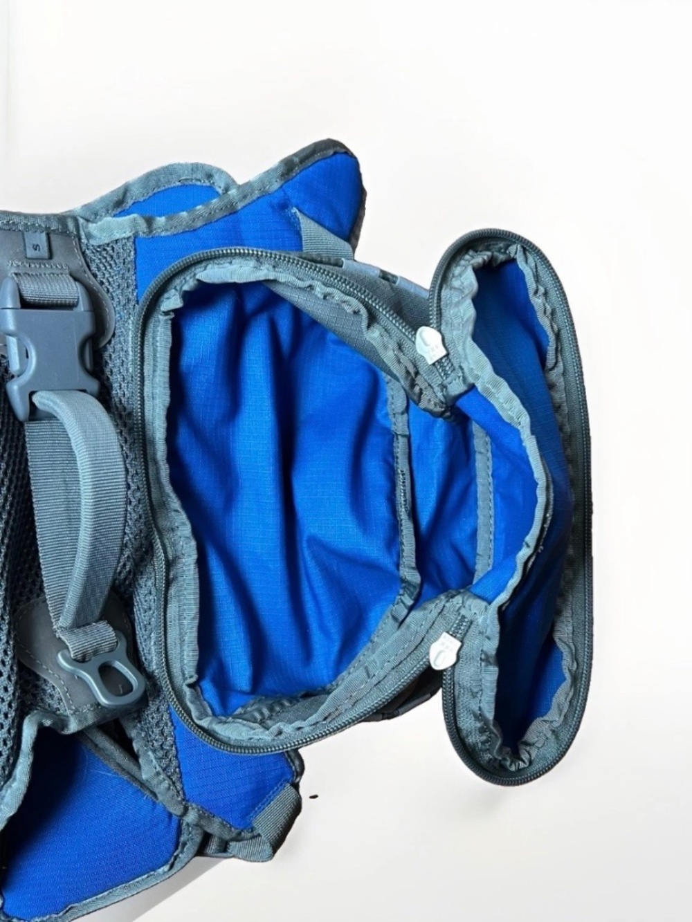 REI Co-op Ultra Dog Pack Hiking Backpack Harness - Blue/Grey - Size Small - Picture 6 of 7
